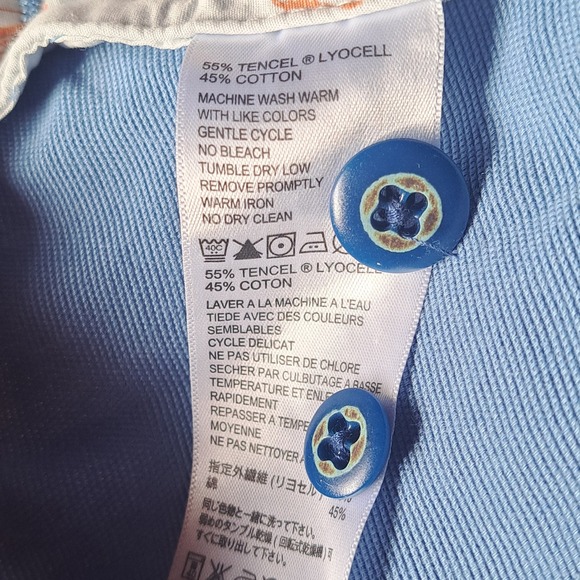 Tommy Bahama Relax Mens Blue Cargo Shorts Size 36 Tencel Cotton Blend NWT - Picture 6 of 14